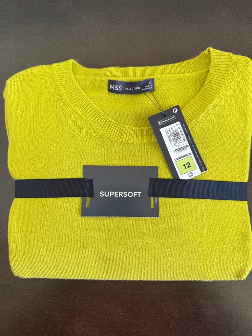 Supersoft Crew Neck Sweater - Lime Green